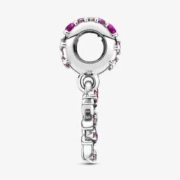 Pandora Pink Heart Family Tree Dangle Charm - Picture 2 of 4